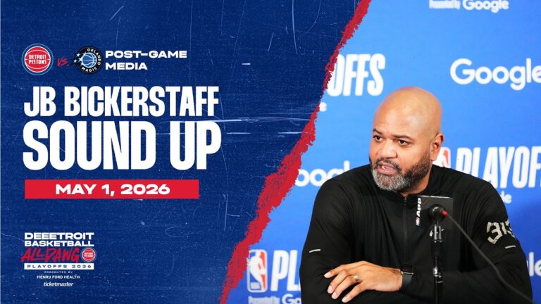 Post-Game Press Conference: J.B. Bickerstaff Pistons vs. Magic  05.01.26