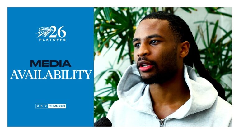 Practice Media Availability Cason Wallace NBA Playoffs May 10, 2026