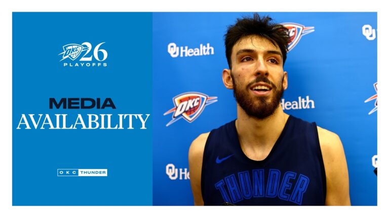 Practice Media Availability Chet Holmgren Coach Daigneault NBA Playoffs May 2, 2026