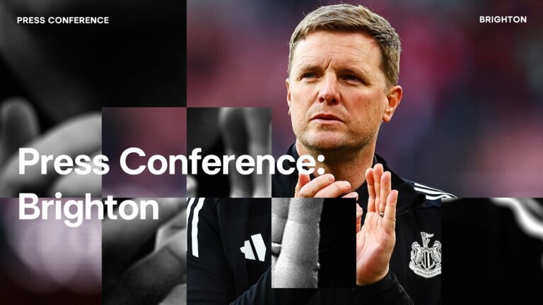 PRESS CONFERENCE Eddie Howe pre-Brighton (H)