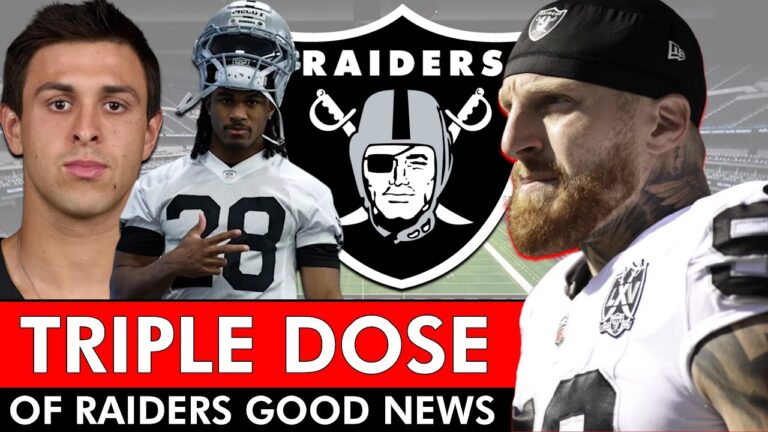 Raiders Get A Triple Dose Of Good News From OTA Practice