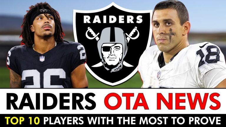 Raiders OTA News Top 10 Las Vegas Raiders With The Most To Prove At OTAs Practice
