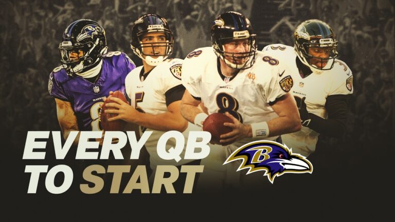 Ravens FULL QB History Since 1996!