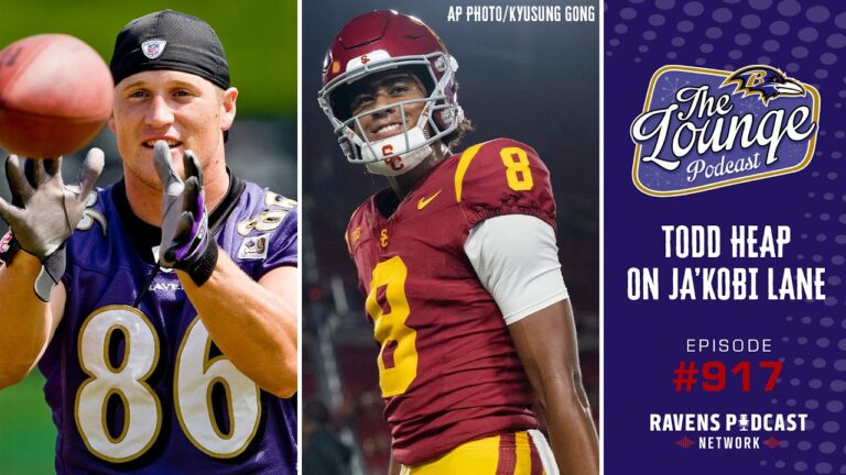 Ravens Legend Todd Heap Joins to Talk About Ja’Kobi Lane The Lounge Podcast