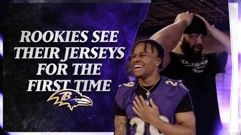 Ravens Rookies React to Their New Jerseys Baltimore Ravens