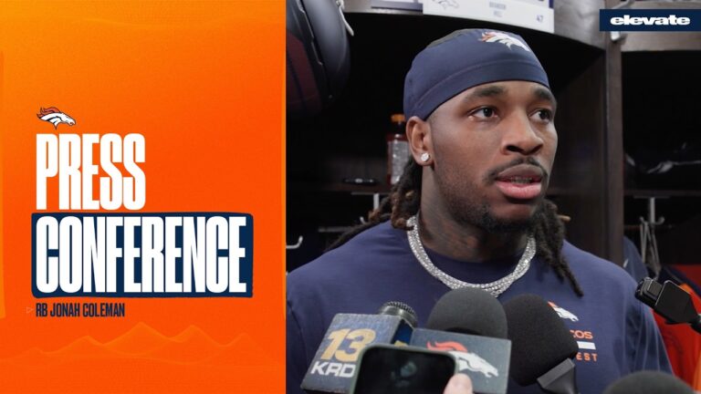 RB Jonah Coleman on arriving in Denver: Im glad the wait is over