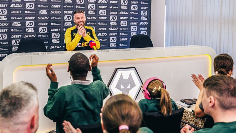 Rob Edwards’ special press conference with Tettenhall Wood School