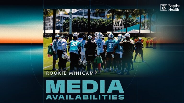 Rookies meet with the media at Rookie Minicamp Miami Dolphins
