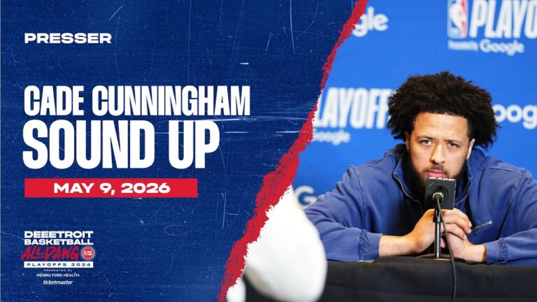 Round 2 Game 3: Post-Game Press Conference: Cade Cunningham Pistons vs. Cavs 05.09.26