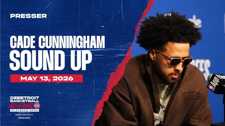 Round 2 Game 5: Post-Game Press Conference: Cade Cunningham Pistons vs. Cavs 05.13.26