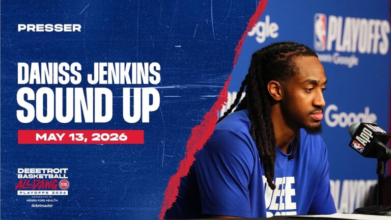 Round 2 Game 5: Post-Game Press Conference: Daniss Jenkins Pistons vs. Cavs 05.13.26