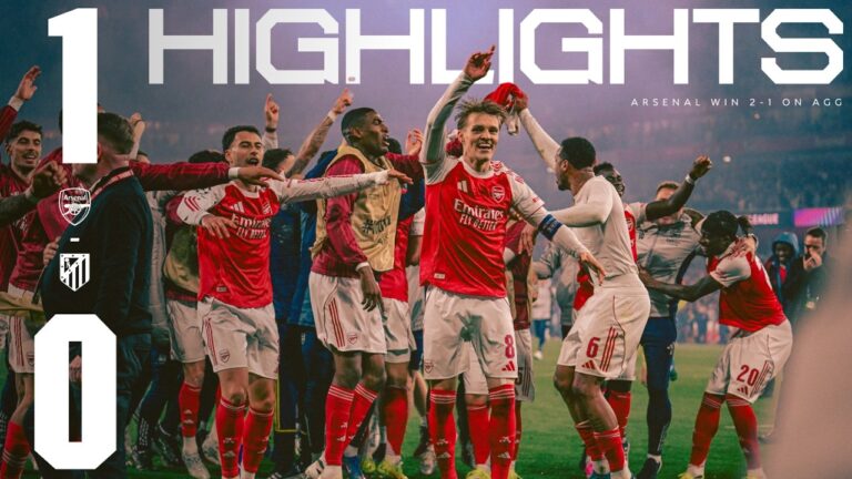 SAKA SENDS US TO THE CHAMPIONS LEAGUE FINAL HIGHLIGHTS Arsenal vs Atletico (1-0, 2-1 on agg)