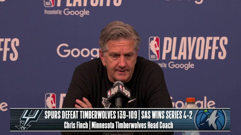 San Antonio Spurs vs. Minnesota Timberwolves Game 6 Postgame Media Availability