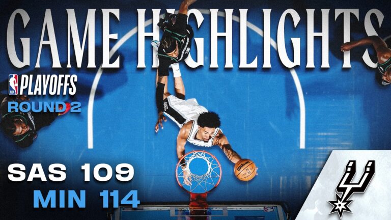 San Antonio Spurs vs Minnesota Timberwolves Western Conference Semifinals Game 4 Highlights