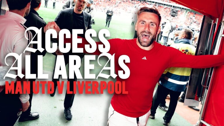 SCENES In The Tunnel Man Utd v Liverpool Access All Areas