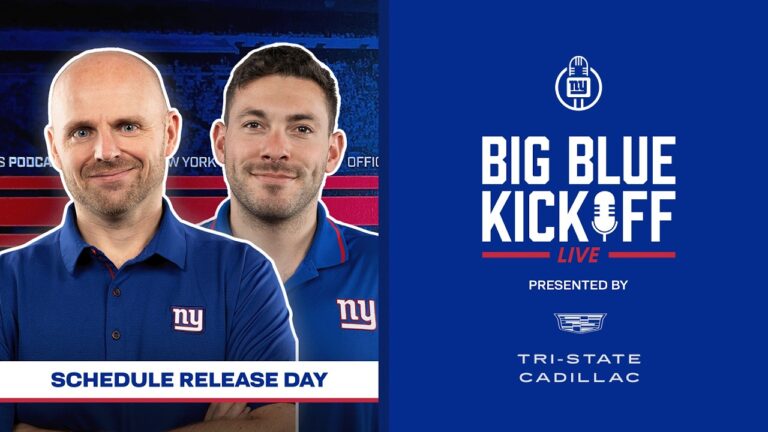 Schedule Release Day Big Blue Kickoff Live New York Giants