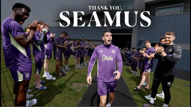 Seamus Coleman surprised by Everton squad and family