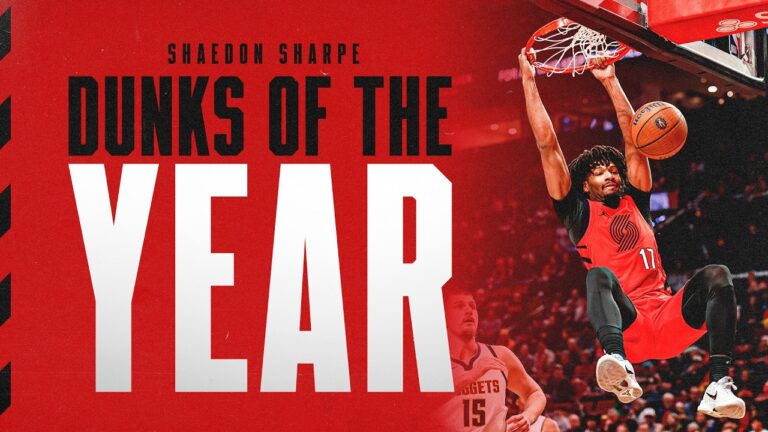 Shaedon Sharpe’s Best Dunks 2025-26 Season Portland Trail Blazers