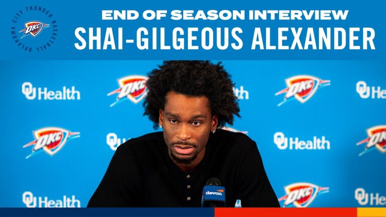 Shai Gilgeous-Alexander 2025-26 End-of-Season Interviews OKC Thunder