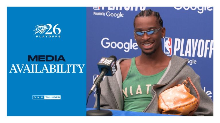 Shai Gilgeous-Alexander on Defensive Learning Playoffs WCS Game 1 Postgame Media May 5, 2026