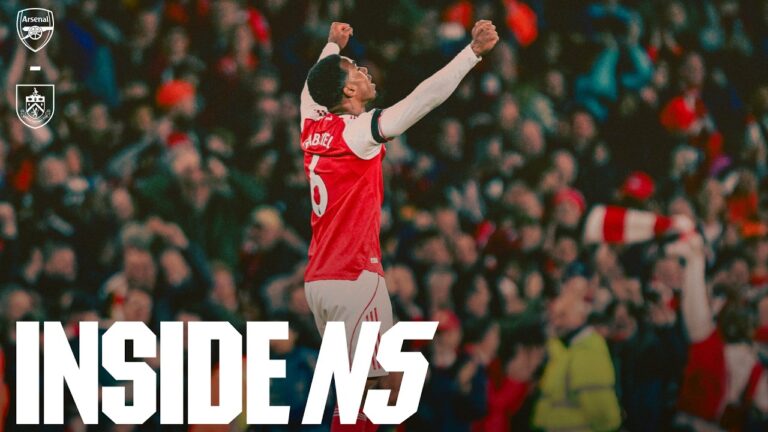 Speeches, scenes and special guests Arsenal v Burnley (1-0) Inside N5 PL