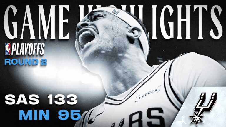 Spurs DOMINATE Timberwolves 133-95 Western Conference Semifinals Series Tied 1-1