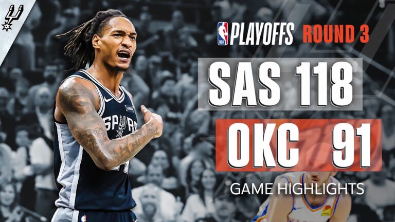 Spurs Force Game 7 In Western Conference Finals