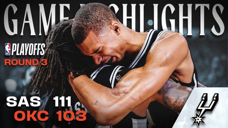 Spurs Win the Western Conference Finals! 111-103 Game 7 Victory vs. Thunder