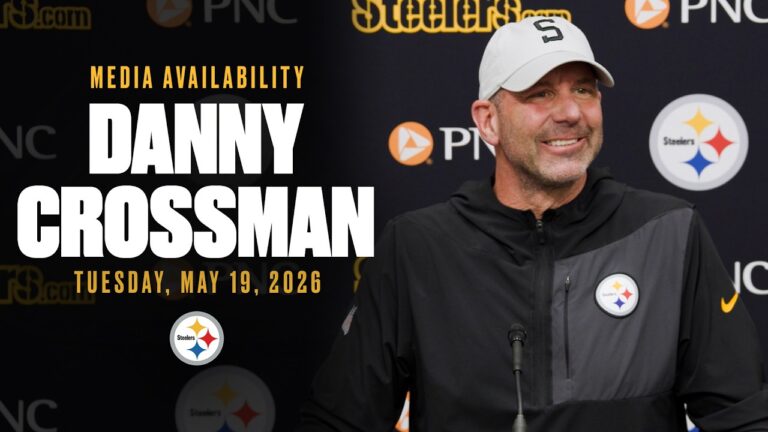 STC Danny Crossman Media Availability (May 19) Pittsburgh Steelers