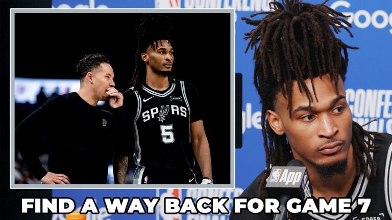Stephon Castle on Needing to Find a Way Back to OKC for Game 7 and Being Excited for the Challenge