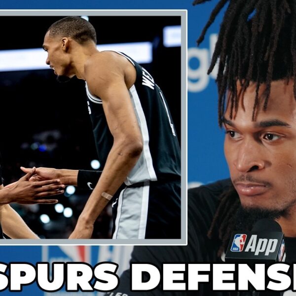 Stephon Castle on Spurs Defensive Presence In Game 6