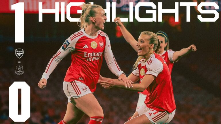 STINA GRABS LAST-GASP WINNER HIGHLIGHTS Arsenal 1-0 Everton WSL
