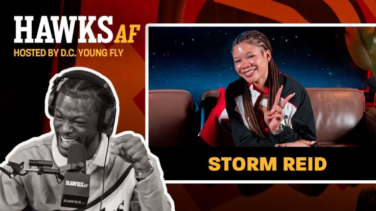 Storm Reid on going to college after winning an Emmy, her music dreams, & Atlanta roots Hawks AF