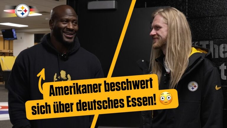 Super-Bowl-Sieger gibt Icke eine Stadiontour in Pittsburgh Steelers-Podcast mit Icke Dommisch