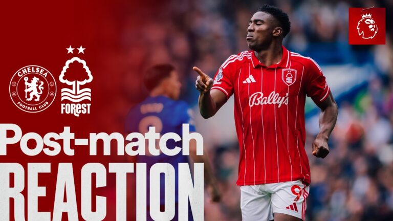 Taiwo Awoniyi’s Reaction Chelsea 1-3 Nottingham Forest Premier League