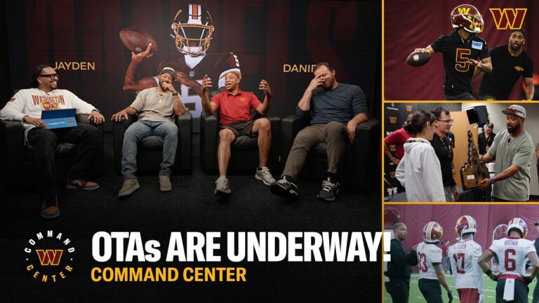 Talking Jayden Daniels, OTA Takeaways & Wide Receiver Sideline Analysis  Command Center NFL