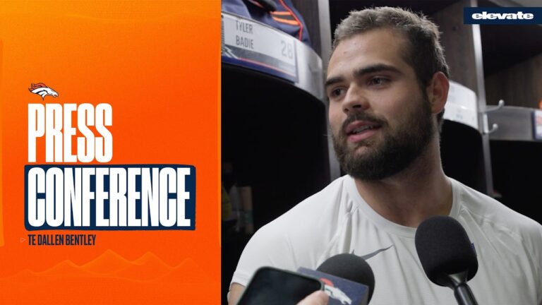 TE Dallen Bentley on rookie minicamp: I love being out here