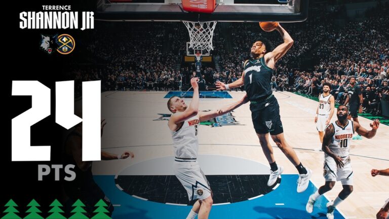 Terrence Shannon Jr Drops 24 Points In His First Career Playoff Start Vs The Nuggets 04.30.26