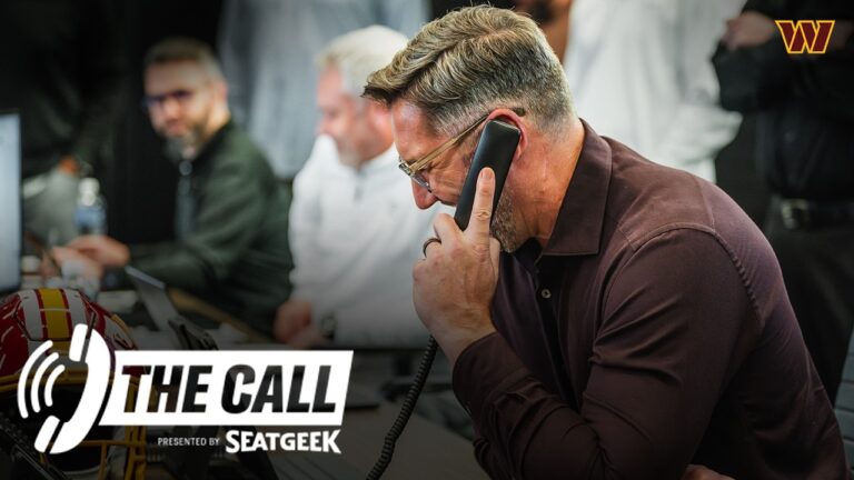 The Call That Made Them a Commander Watch as GM Adam Peters Calls All of Our 2026 NFL Draft Picks