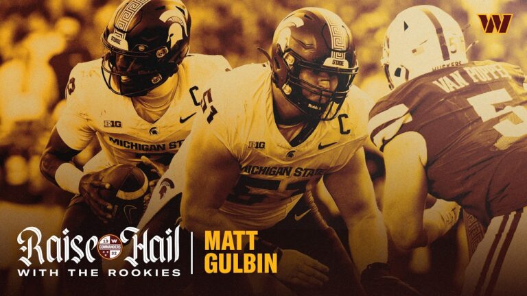 The Goal Is To Win Commanders’ 6th-Round Pick Matt Gulbin Raise Hail With The Rookies NFL