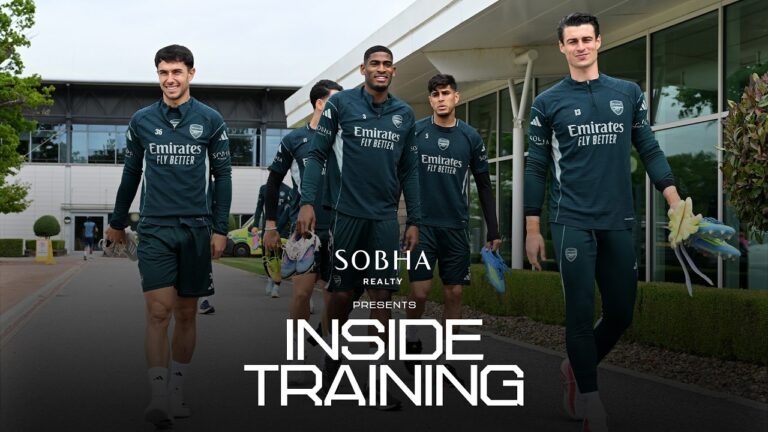 THE PREMIER LEAGUE CHAMPIONS RETURN Featuring Saka, Rice, Odegaard & Gyokeres l INSIDE TRAINING