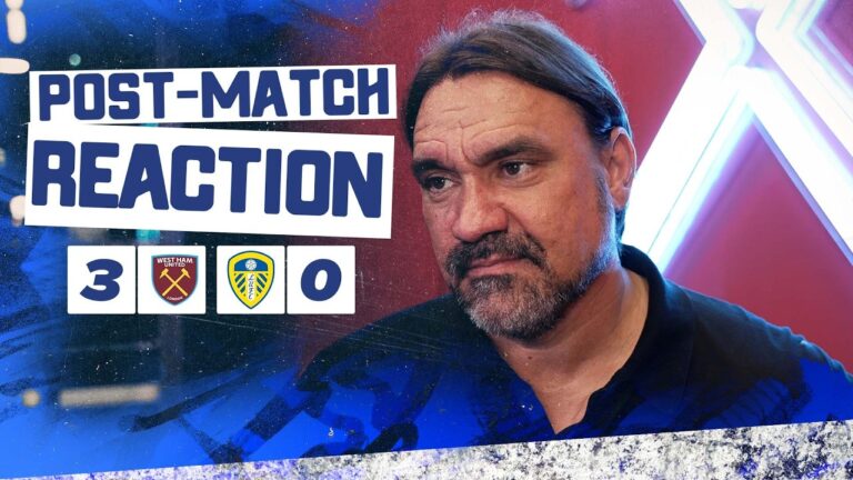 This season has been a great achievement Daniel Farke reaction West Ham 3-0 Leeds United