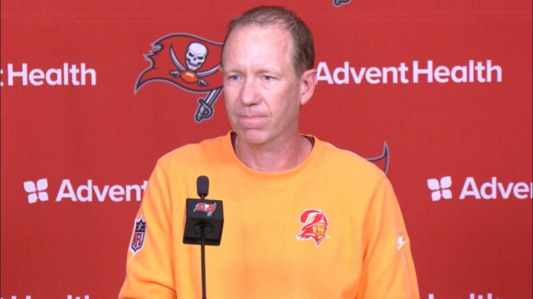 Tim Atkins Talks Tykee Smith Taking The Next Step Press Conference Tampa Bay Buccaneers