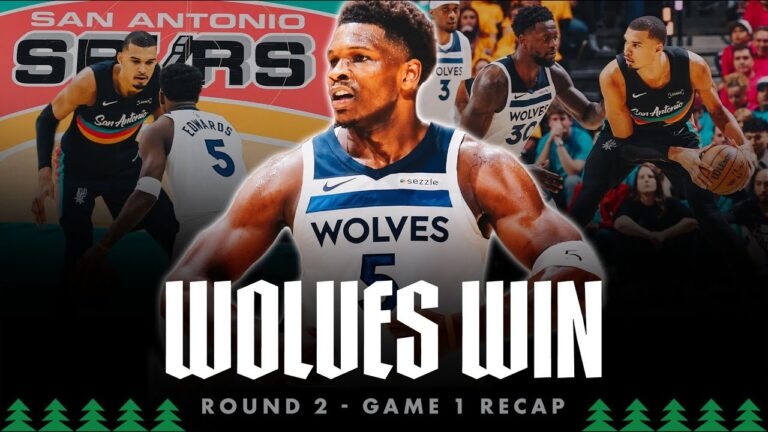 Timberwolves SHOCK Wembanyama & Spurs In Game 1 Anthony Edwards Drops 18 Points In His Return