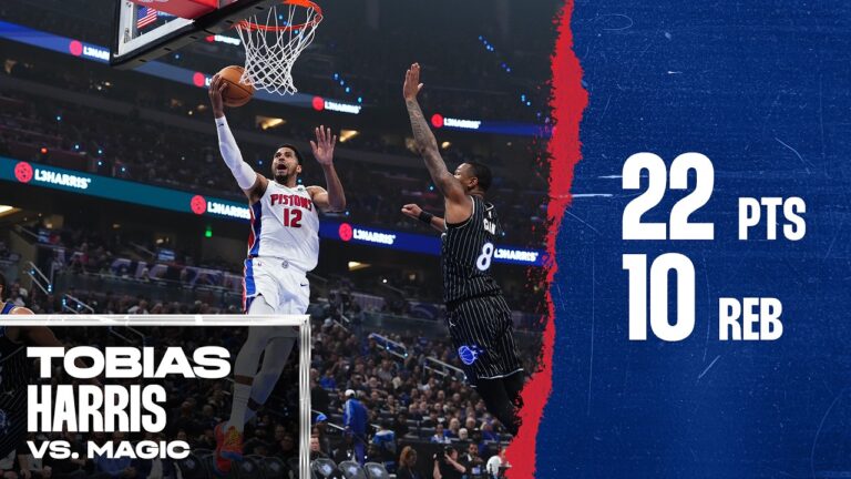 Tobias Harris Game 6 Highlights vs. Orlando Magic nba pistons