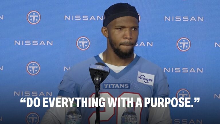 Tony Pollard Press Conference Tennessee Titans