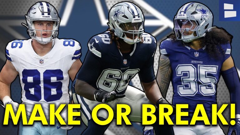 Top 8 Cowboys Players Facing Make Or Break OTAs & Training Camp Ft. Phil Mafah And Marist Liufau