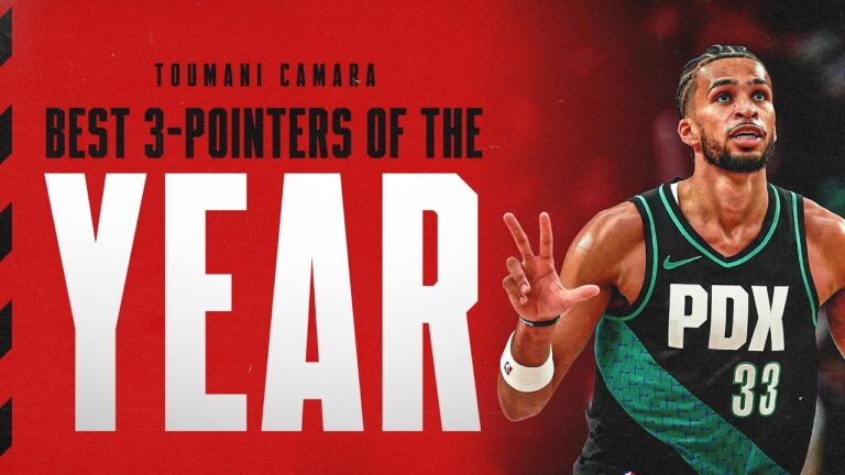 Toumani Camara 3-Point Compilation 2025-26 Season Portland Trail Blazers