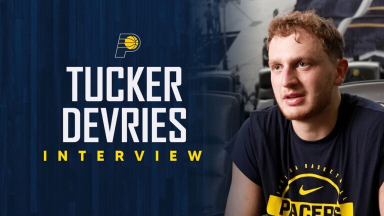 Tucker DeVries 1-on-1 Interview Indiana Pacers Prospect Workouts