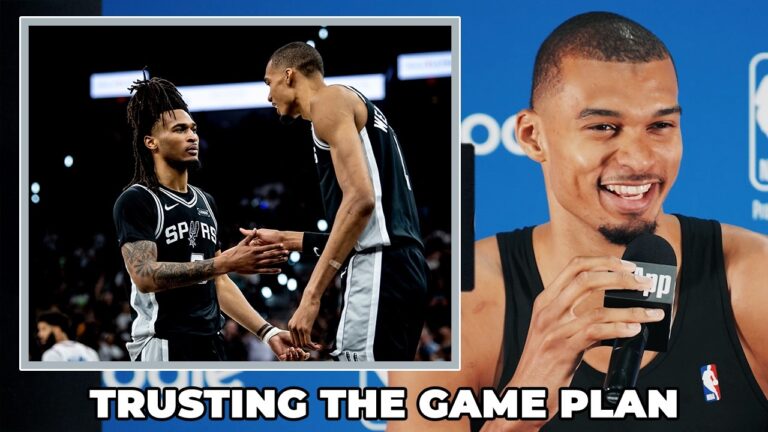 Victor Wembanyama on Trusting the Game Plan and Spurs Being Consistent in Game 6 vs. OKC